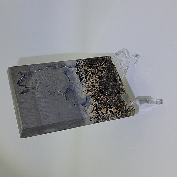 Polished Carved Picture Jasper Creeping Death Skull Natural Gemstone NWOT - Picture 4 of 10